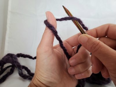 knitting cast on